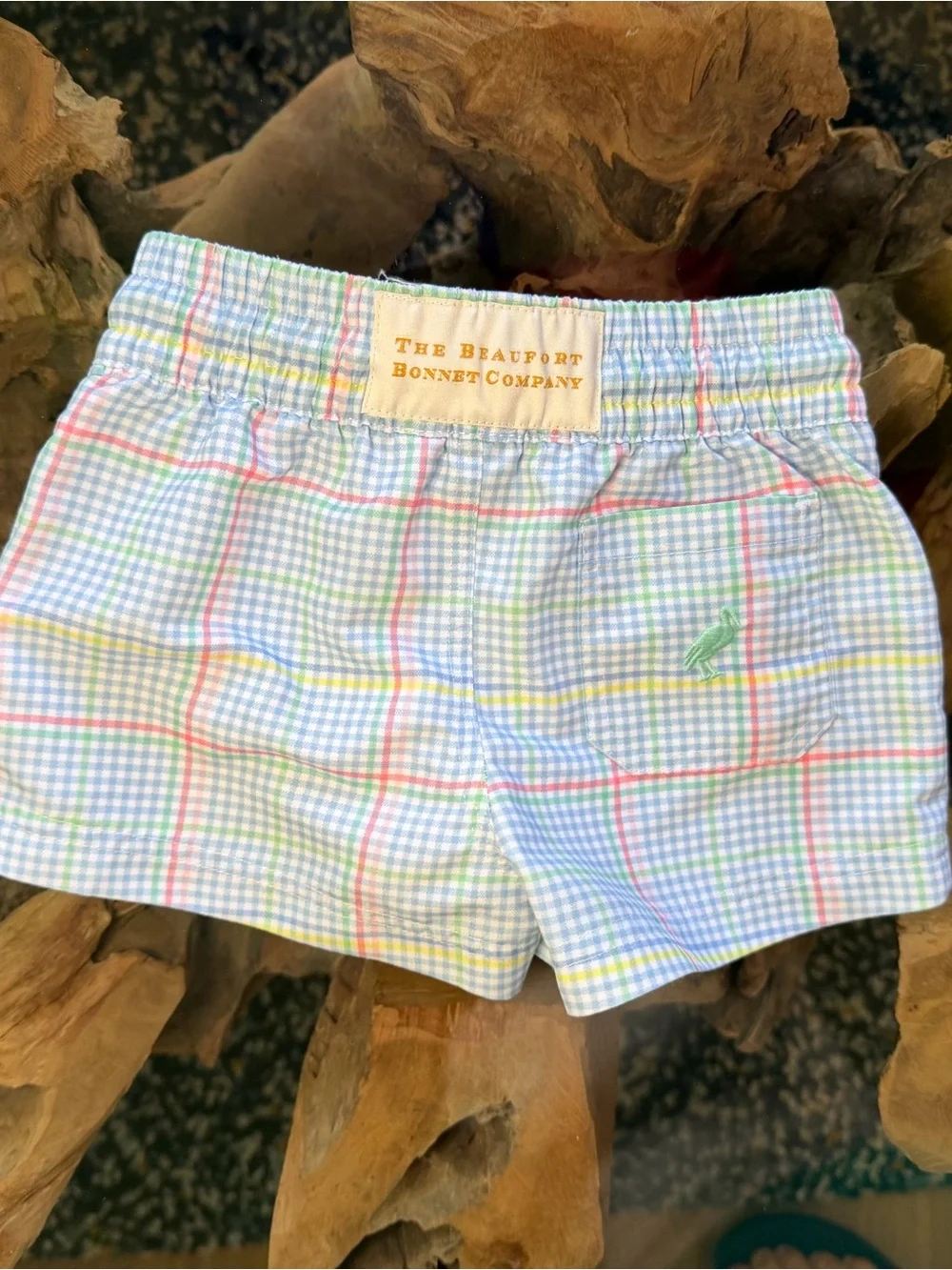 The Beaufort Bonnet Company Plaid Swim Trunks